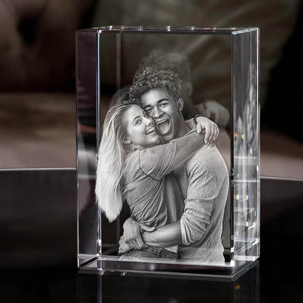 3D Crystal Photo Cube